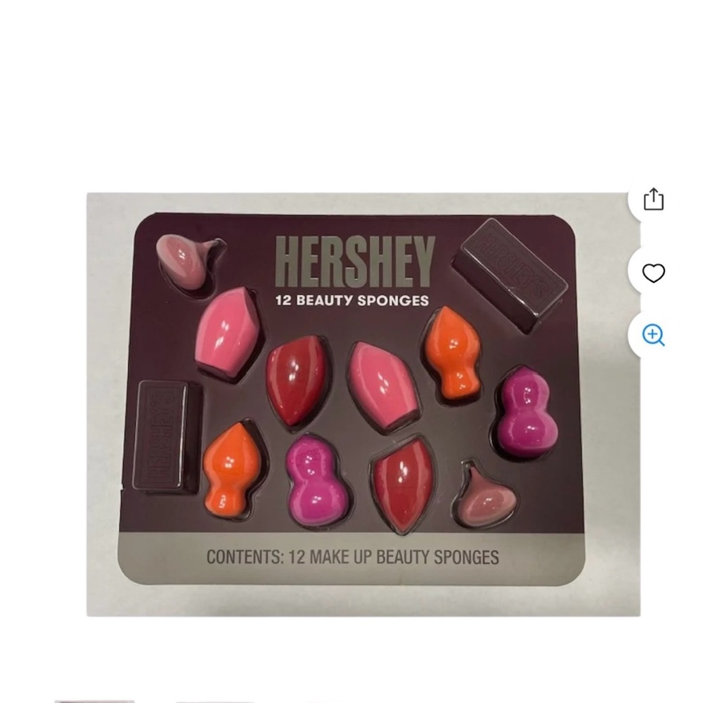 NWT Hershey Brand Beauty‎ Sponge Set (12) Gift Valentines Day Bundle